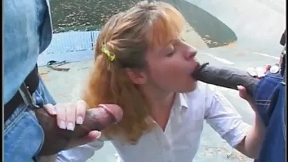 Rubia Nikki le videos calientes de parejas da una gran mamada
